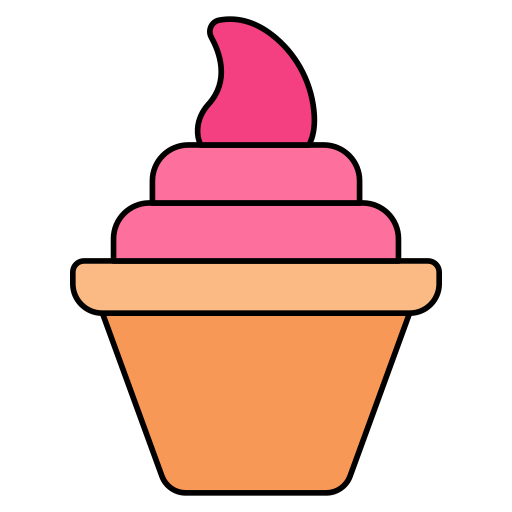 taza de helado Generic color lineal-color icono