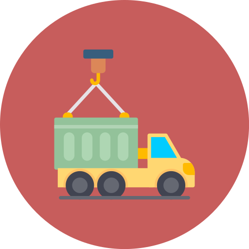 Container truck Generic color fill icon