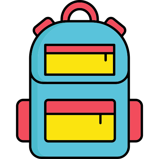 Backpack Generic color lineal-color icon
