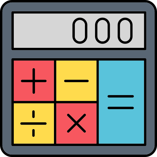 cálculo Generic color lineal-color icono