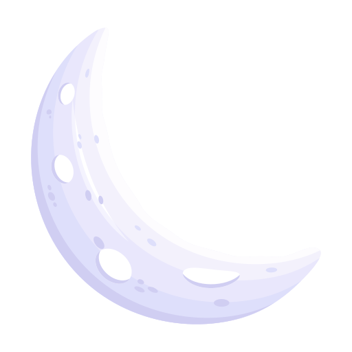 Half moon Generic color fill icon
