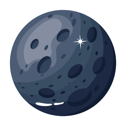 보름달 Generic color fill icon