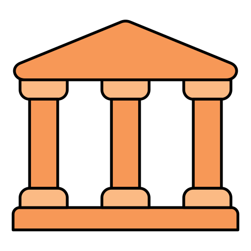 Court Generic color lineal-color icon