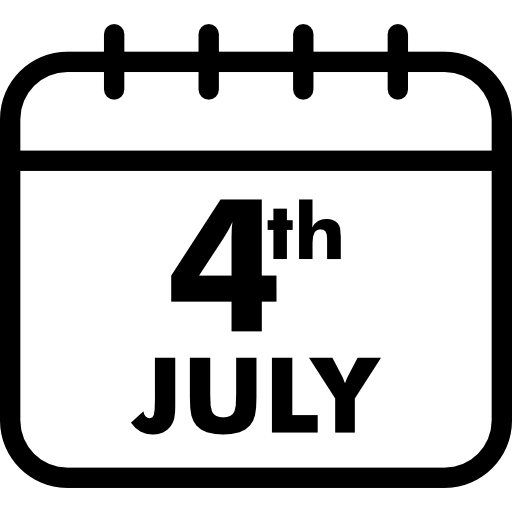 4 luglio Octopocto Lineal icona