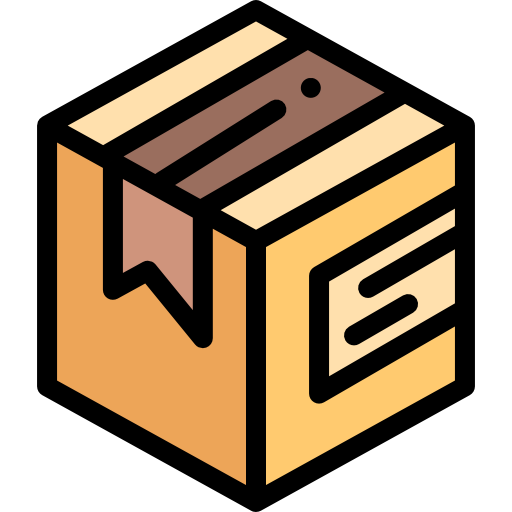 Package Detailed Rounded Lineal color icon