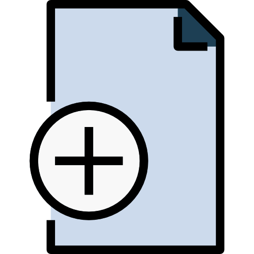 archivo PongsakornRed Lineal Color icono