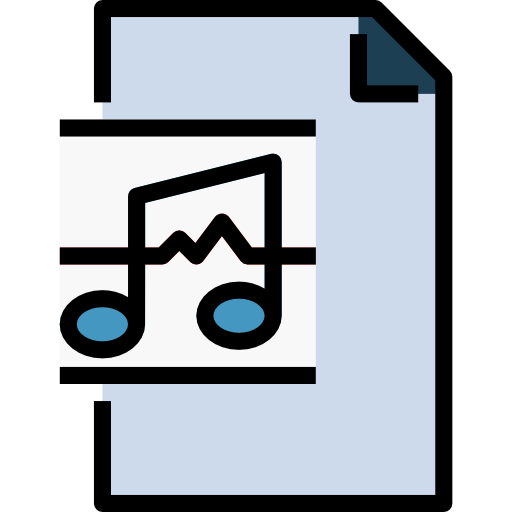 archivo de audio PongsakornRed Lineal Color icono