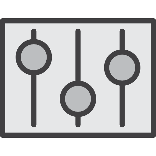 configuraciones srip Lineal Color icono