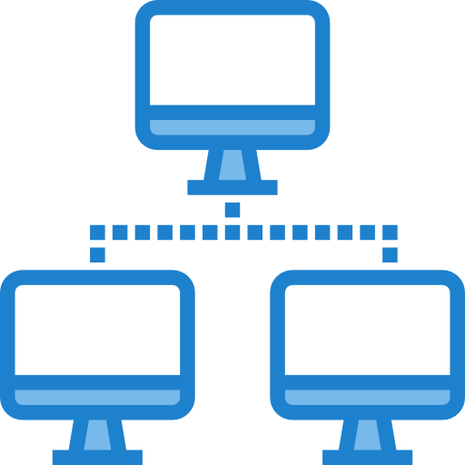 Network itim2101 Blue icon