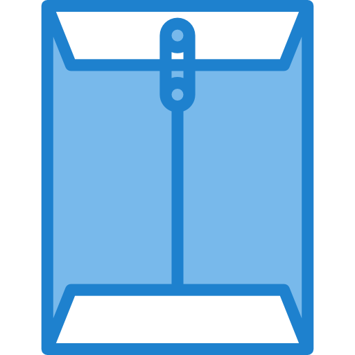envelop itim2101 Blue icoon