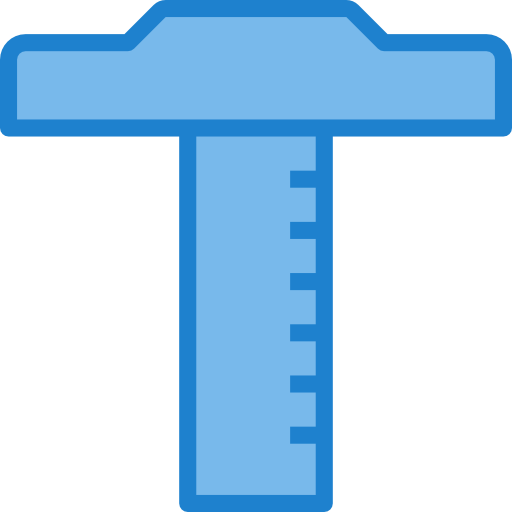 Ruler itim2101 Blue icon