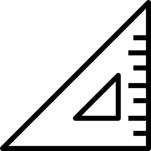三角定規 srip Lineal icon