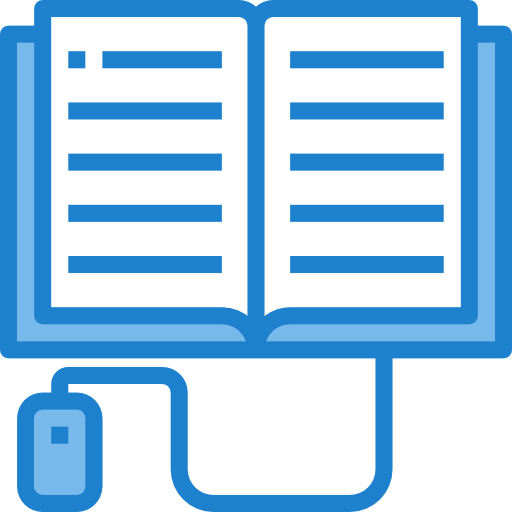 libro abierto itim2101 Blue icono