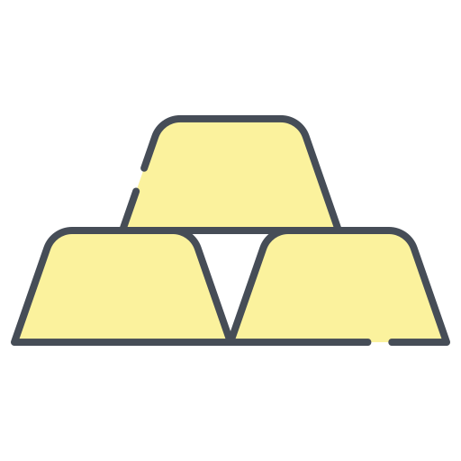 sztabka złota Generic color lineal-color ikona