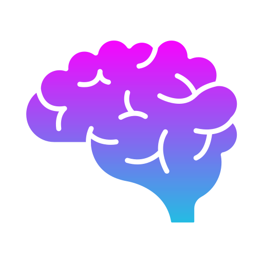 cervello Generic gradient fill icona
