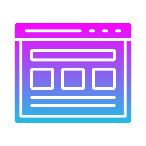 웹 사이트 Generic gradient fill icon