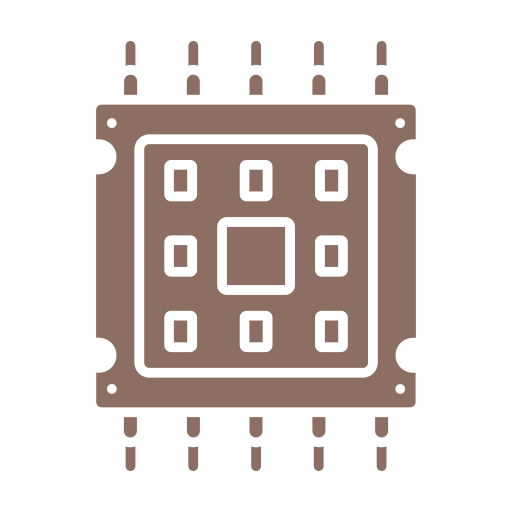 Microprocessor Generic color fill icon