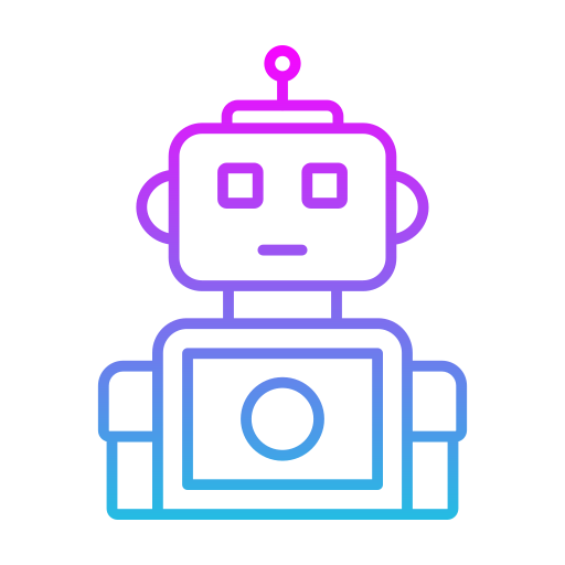 robot Generic gradient outline icoon