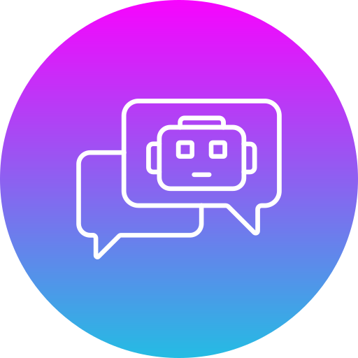 Chat Generic gradient fill icon