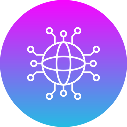 Global Network Generic gradient fill icon