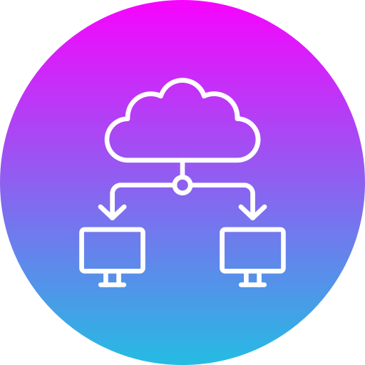 Cloud Computing Generic gradient fill icon