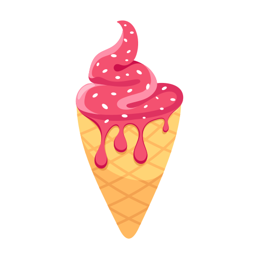 Рожок мороженого Generic color fill иконка