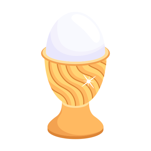 Вареное яйцо Generic color fill иконка