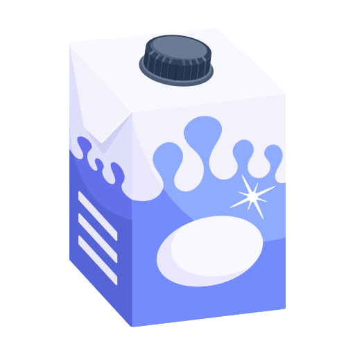 carton de lait Generic color fill Icône