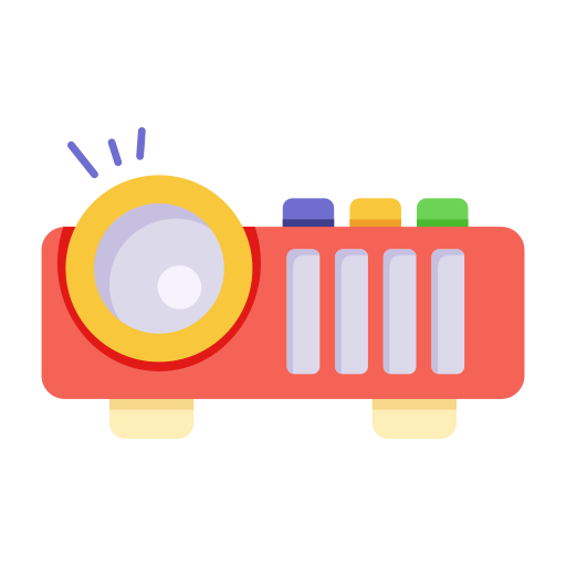 Projector Generic color fill icon