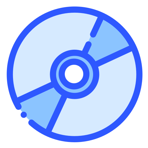 compact disc Generic color lineal-color icon