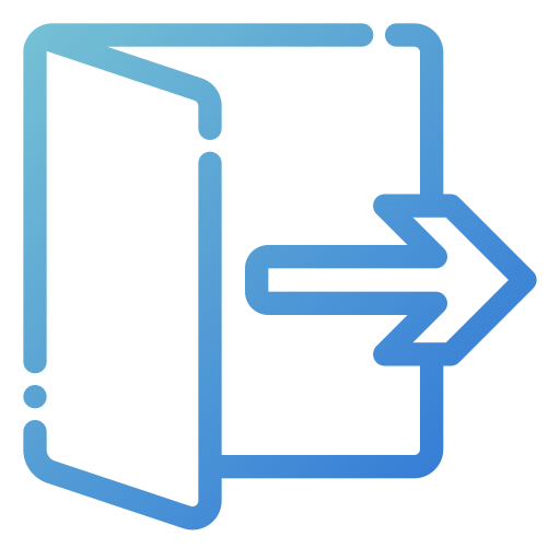 disconnettersi Generic gradient outline icona