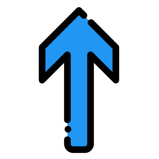 flecha arriba Generic color lineal-color icono