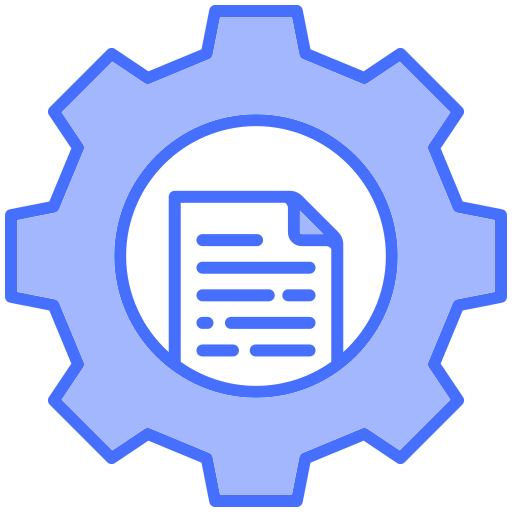 Batch processing Generic color lineal-color icon