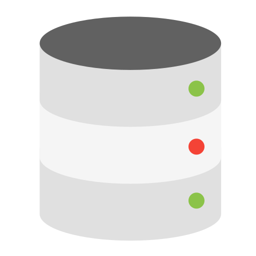base de datos Generic color fill icono