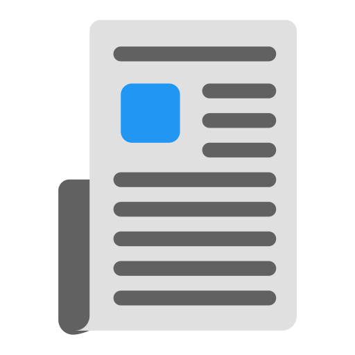 zeitung Generic color fill icon