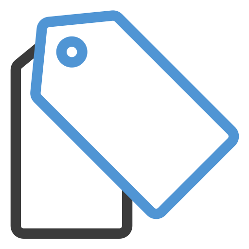 Tag Generic color outline icon