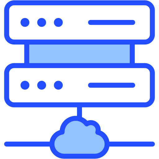 server dati Generic color lineal-color icona