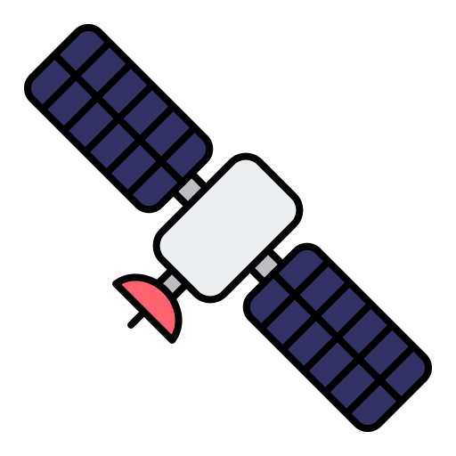 satélite Generic color lineal-color Ícone