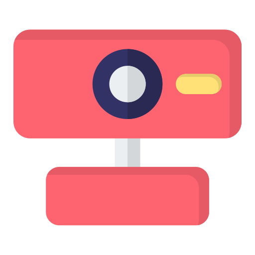 ウェブカメラ Generic color fill icon