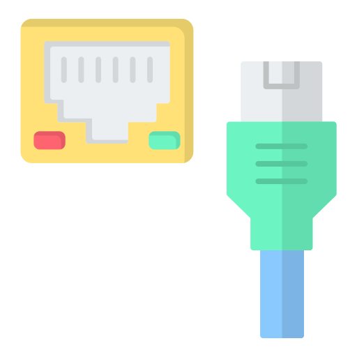 ethernet Generic color fill icon