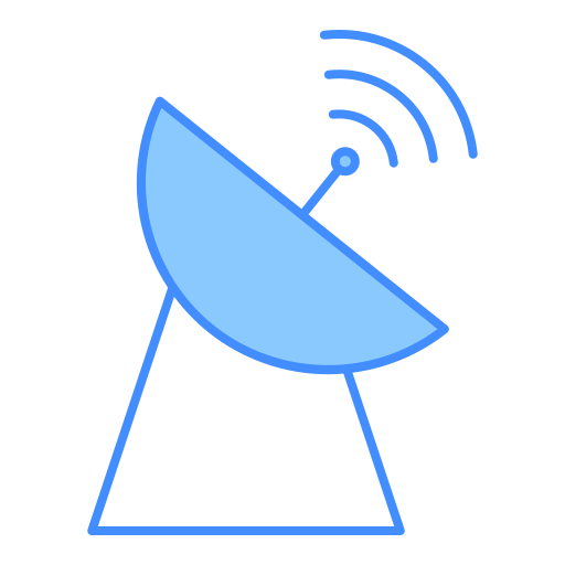 antena satelitarna Generic color lineal-color ikona