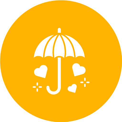 ombrello Generic color fill icona