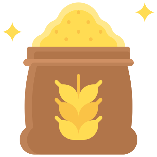 mąka pszenna Generic color fill ikona