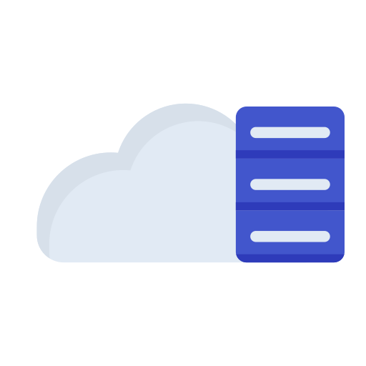 Cloud Data Generic color fill icon