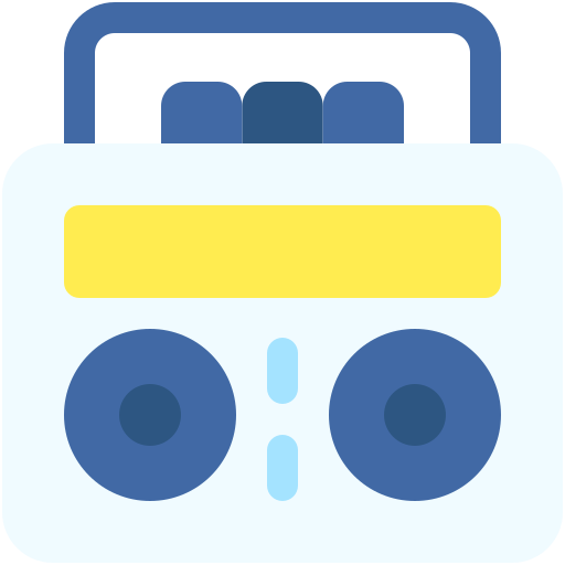 Boombox Generic color fill icon