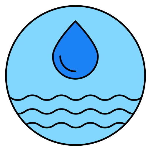 acqua Generic color lineal-color icona