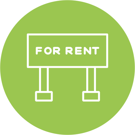 For Rent Generic color fill icon