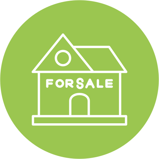 House for sale Generic color fill icon