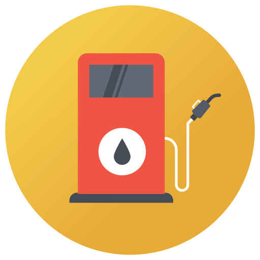 pompa di benzina Generic gradient fill icona
