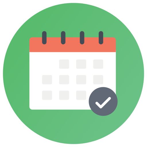 Calendar Generic gradient fill icon